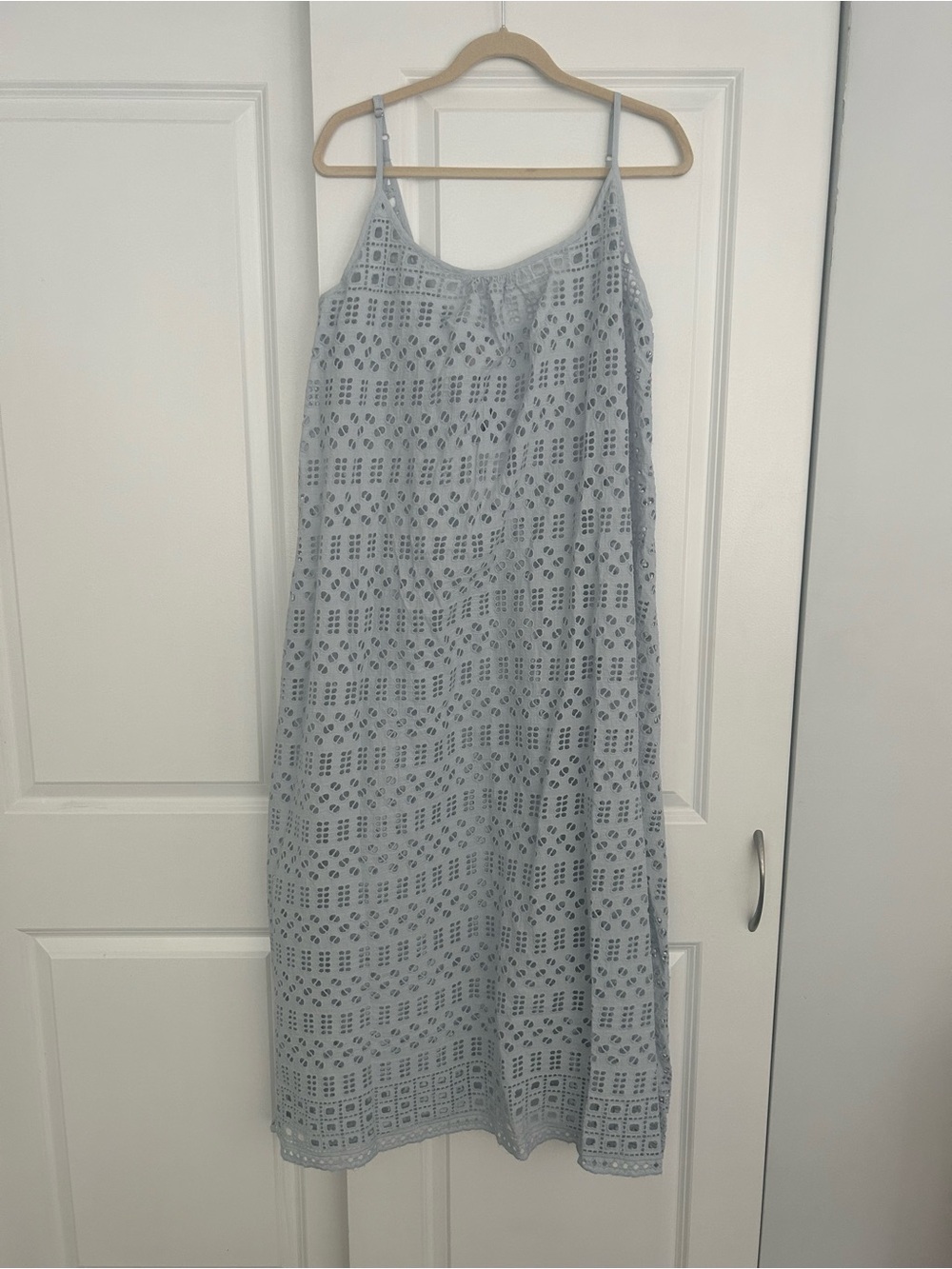Sitano Dunmore Dress Blue Eyelet cover up